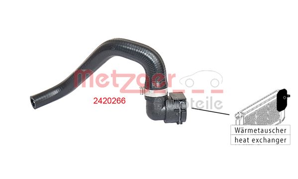 METZGER 2420266 Kühlerschlauch